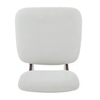 Lot de 2 chaises longues modernes beiges avec revêtement en polyester, piètement robuste en bois, pour différentes pièces