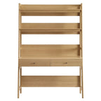 Bureau avec bibliothèque et tiroirs de rangement
