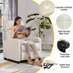 Yaheetech Lot de 2 Canapés Inclinables Modernes en Cuir PU pour Salon, Chambre
