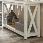 Console Homestyles Seaside Lodge blanc cassé
