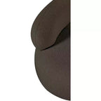 Meridian Furniture Fauteuil en tissu bouclette Venti