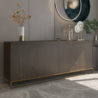 Meuble d'appoint Clihome Furniture en bois à 4 portes