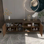 Meuble d'appoint Clihome Furniture en bois à 4 portes