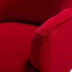 Fauteuil de salon confortable Odo en velours avec assise rembourrée, lot de 2 | Karat Home