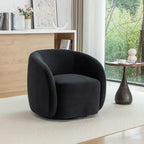 Fauteuil pivotant moderne en forme de tonneau